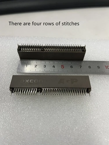 2PC NEW AGP connection piece AGP 62/124 PIN 11AC1-050124-71R 