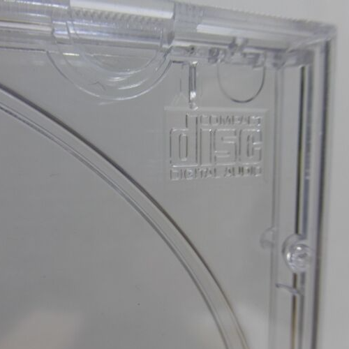 25 JEWEL CASES 1CD DVD CASE CLEAR INSERT ""LOGO"" COMPACT DISC DIGITAL AUDIO - Picture 3 of 4