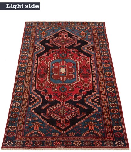 Tappeto persiano annodato a mano Hamedan 198 x 121 cm - nomade, orientale, ta... - Picture 5 of 13