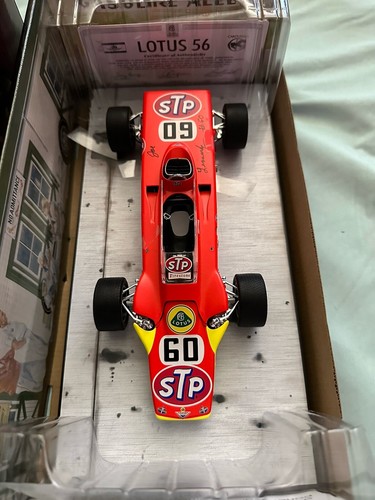 Signed - Carousel 1 STP LOTUS 56 TURBINE #60 Joe Leonard 1/18 Indy 2006 #5251 - Picture 2 of 8