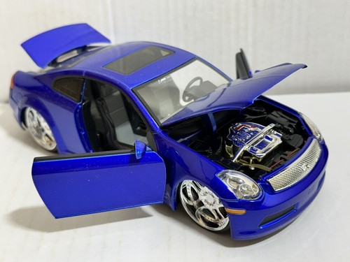 JADA INFINITI G35 CANDY PURPLE 1:24 (SYMBOLIC SL-1) WHEELS DIECAST NEW NO BOX - Picture 11 of 12