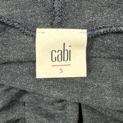 CAbi Women’s Turtle Tee Long Sleeve Tunic Midnight Blue Grey Thumbholes Small - Picture 6 of 8
