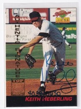 Keith Heberling 1994 Signature Rookies Top Prospect Auto Card #7