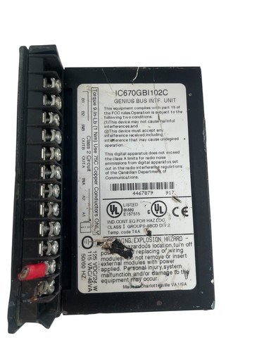 Ge Fanuc IC670GBI102C - Picture 1 of 6