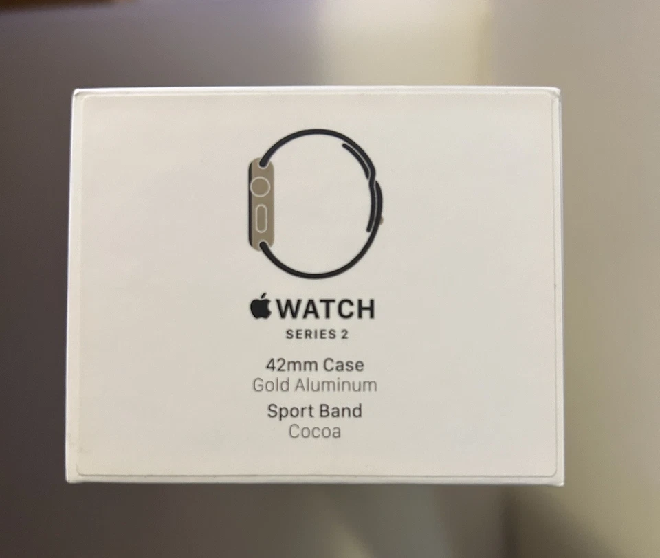 Apple Watch Series 2 42mm Cassa Alluminio (Gold) Cinturino Cocoa - Immagine 2 di 4