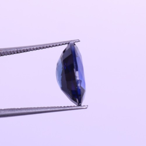 5.10 Ct. Certified Oval Cut Blue Sapphire Loose Gemstone For Ring 12 mm - Picture 3 of 6