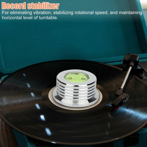 50Hz-33/45RPM LP Record Disc Stabilizer Vinyl Turntable Weight Clamp Accessory - Picture 7 of 8