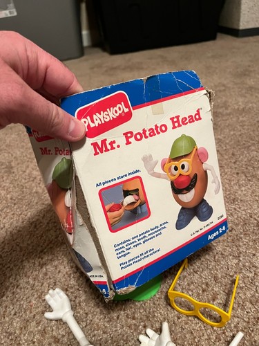 VINTAGE 1990 Playskool MR. POTATO HEAD Incomplete in Box Classic Toy - Picture 5 of 5