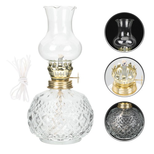 Desktop Unfinished Chamber Oil Lamp DIY Kerosene Light DIY Oil Lamp Wick