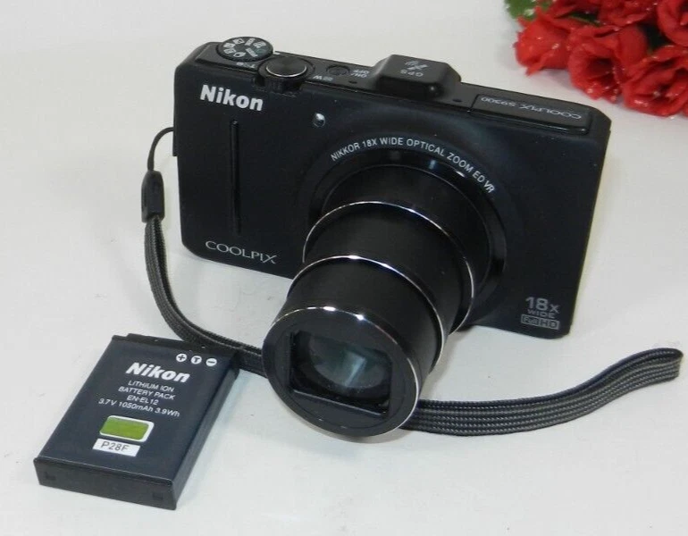 Nikon COOLPIX S9300 16.0MP Digital Camera - Black 18208263158 | eBay
