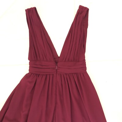 heavenly hues burgundy maxi dress Burgundy Maxi Dress | Womens | Small | 100% Polyester