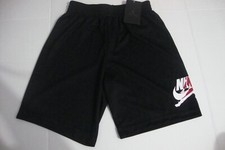 New Boys Nike 95A176-023 Air Jordan Mesh Basketball Shorts Pants - Black Size M