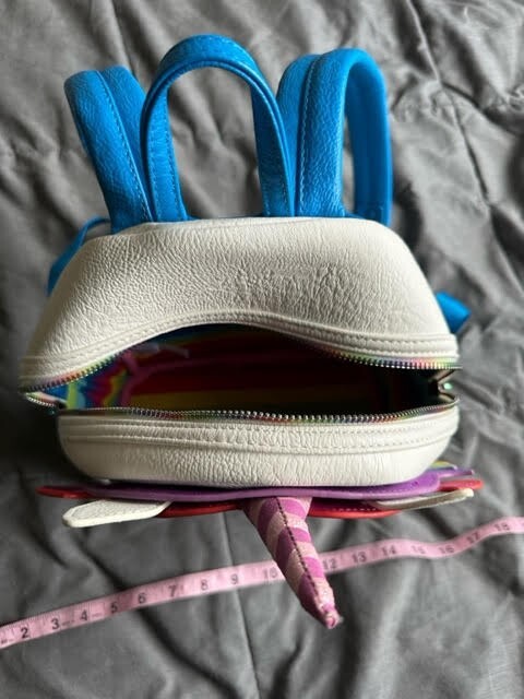Disney Rainbow Unicorn Inside Out Loungefly Mini Backpack  display picture 1