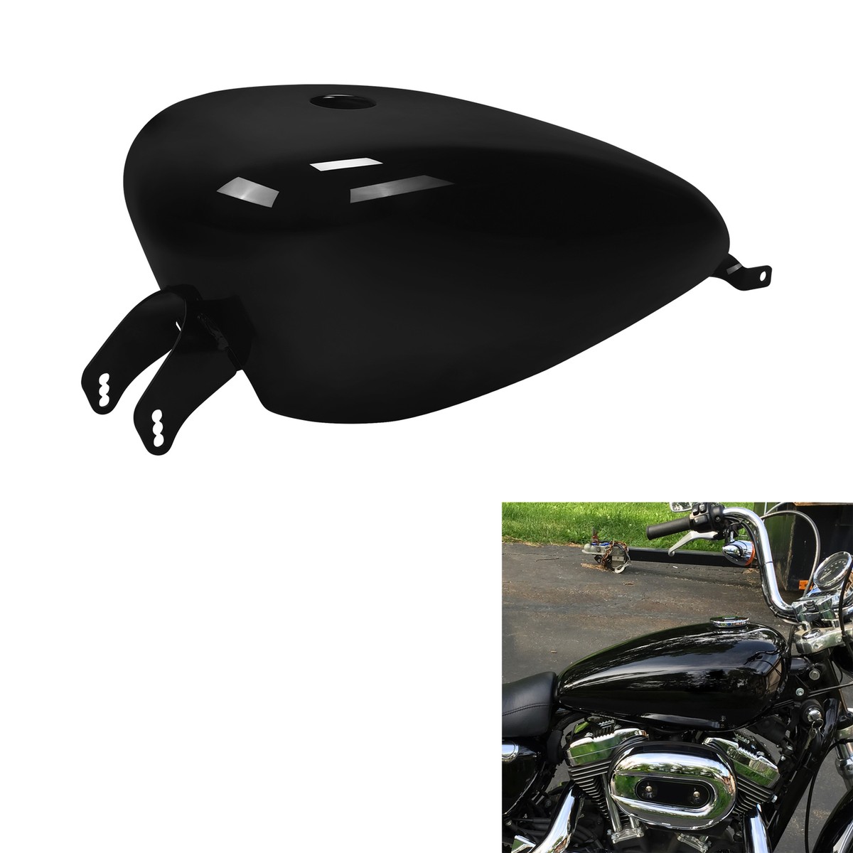HARLEY-DAVIDSON 883R ブラックタンク FOR SALE!! '02 HARLEY DAVIDSON SPORTSTER 883R - ブラット