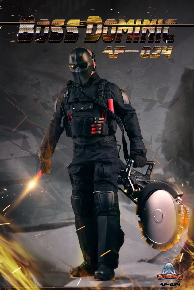 Figuras de arte AF-024 Boss Dominic figura 1/6 (la hoja de sierra puede ser accionada por motor) Foto 4 de 4