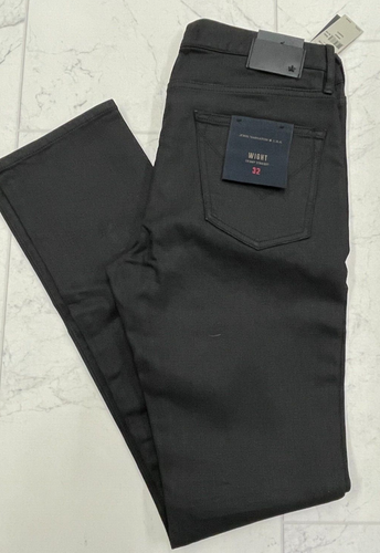 NWT $198 John Varvatos Star Usa Men's Wight Skinny Fit In Jet Black Size:32 - Picture 5 of 5