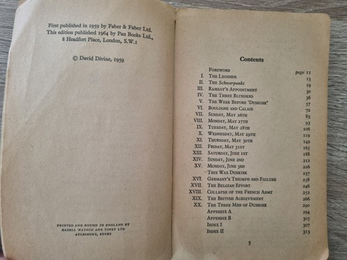 The Nine Days of Dunkirk By David Divine Pan Books M64 1964 PB - Picture 4 of 6