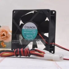 SUNON KD1208PTB1 8025 DC12V 2.5W 8CM 2-Wire Silent Cooling Fan