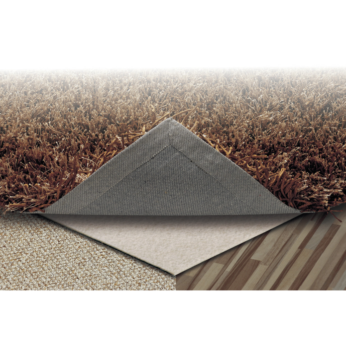 AKO Rectangle Anti Slip Rug Underlay Dual Fleece White Pre Gripper 160