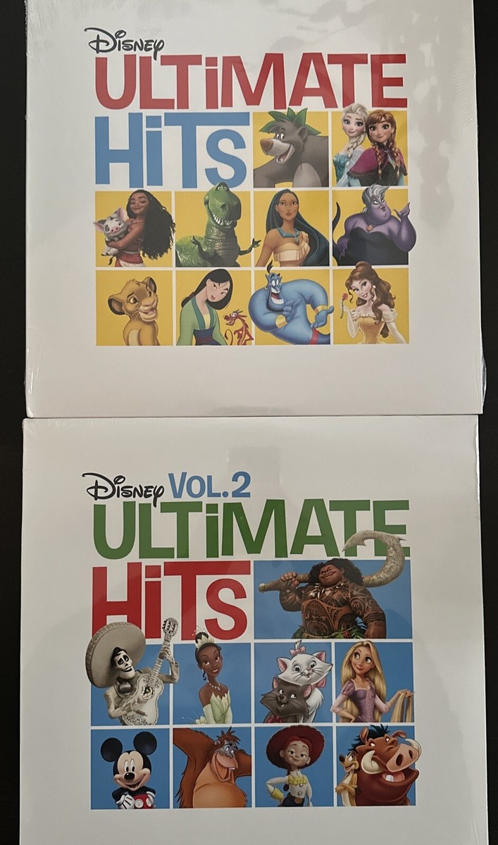 DISNEY ULTIMATE HITS Vols 1 & 2 Various Artists New Sealed Vinyl Records DISNEY ULTIMATE HITS Vols 1 & 2 Various Artists New Sealed Vinyl Records
