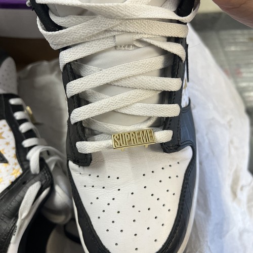 Size 10 - Nike SB Dunk Low Supreme Stars Black 2021 Used - Picture 12 of 20