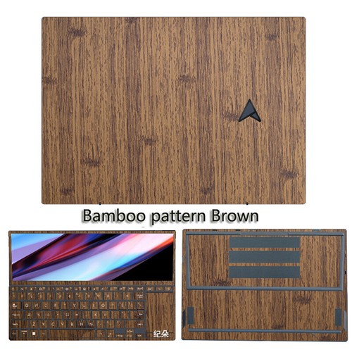 Leather Laptop Sticker Skin Decal Protector Cover for Asus vivobook 16 16" 2022 - Picture 15 of 19