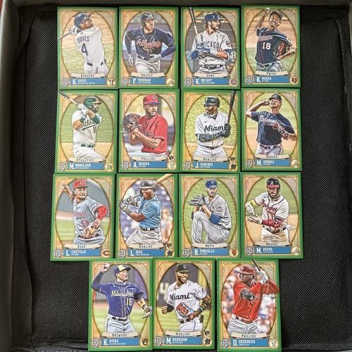 Green Parallel 2021 Topps Gypsy Queen MLB Baseball Lot of 27 - Picture 1 of 10