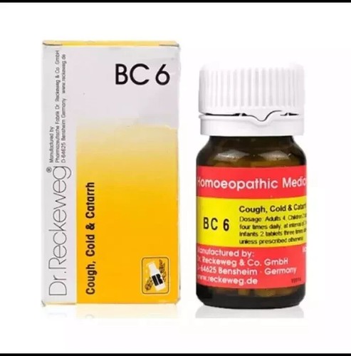 Dr. Reckeweg BC 6 Cough Cold Homeopathic Remedy 20g X 2 Pack Natural Wellness - Picture 4 of 4