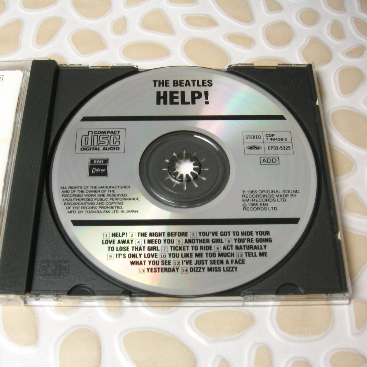 The Beatles - Help! JAPAN CD CP32-5325 #F02 | eBay