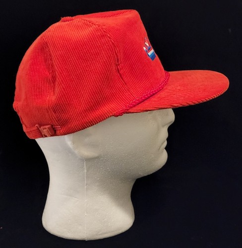 Vintage Sunshine Dairy Products Corduroy Trucker Strapback Hat Farmer Portland - Picture 2 of 5