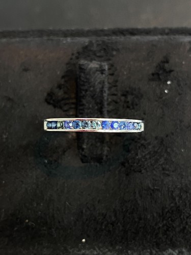 NATURAL SAPPHIRE SET STERLING SILVER 925 RING EARRING PENDENTS - 第 8/14 張圖片