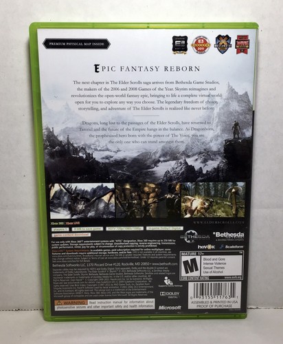 The Elder Scrolls V: Skyrim (Xbox 360, 2011) - Picture 2 of 9
