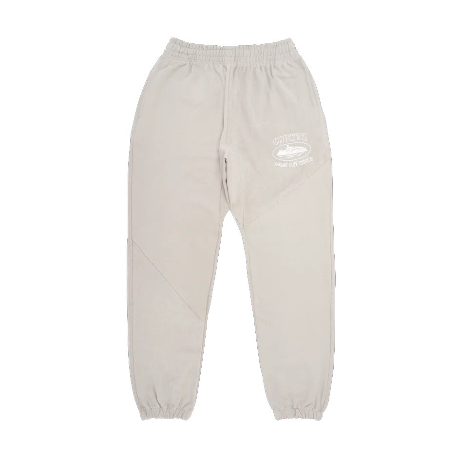Corteiz V2 Superior Track Bottoms Stone Grey Brand New
