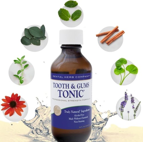 Tooth & Gums Tonic Mouthwash - 18 Oz Natural Relief for Bad Breath & Sore Gums - Picture 5 of 10