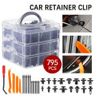 <!--F#f_0-->795x Car Body Trim Clips Retainer Bumper Auto Panel Push Plastic Fastener Kit<!--F/-->