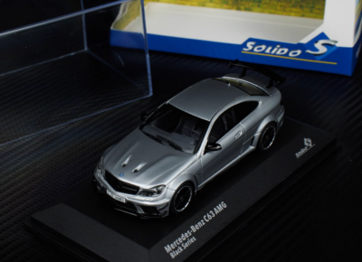 Solido 1/43 Alloy diecast car model Mercedes-Benz C63 AMG Silver