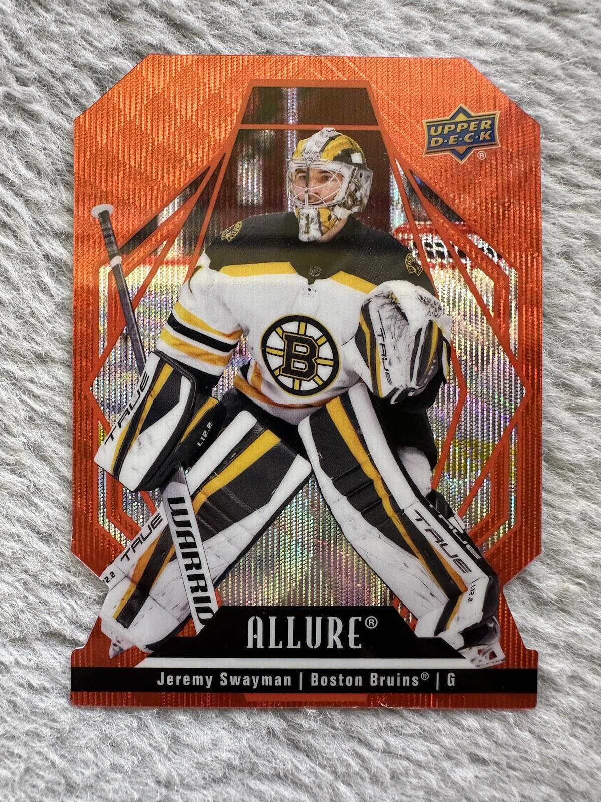 2022-23 Upper Deck Allure - Orange Slice Die-Cut #93 Jeremy Swayman