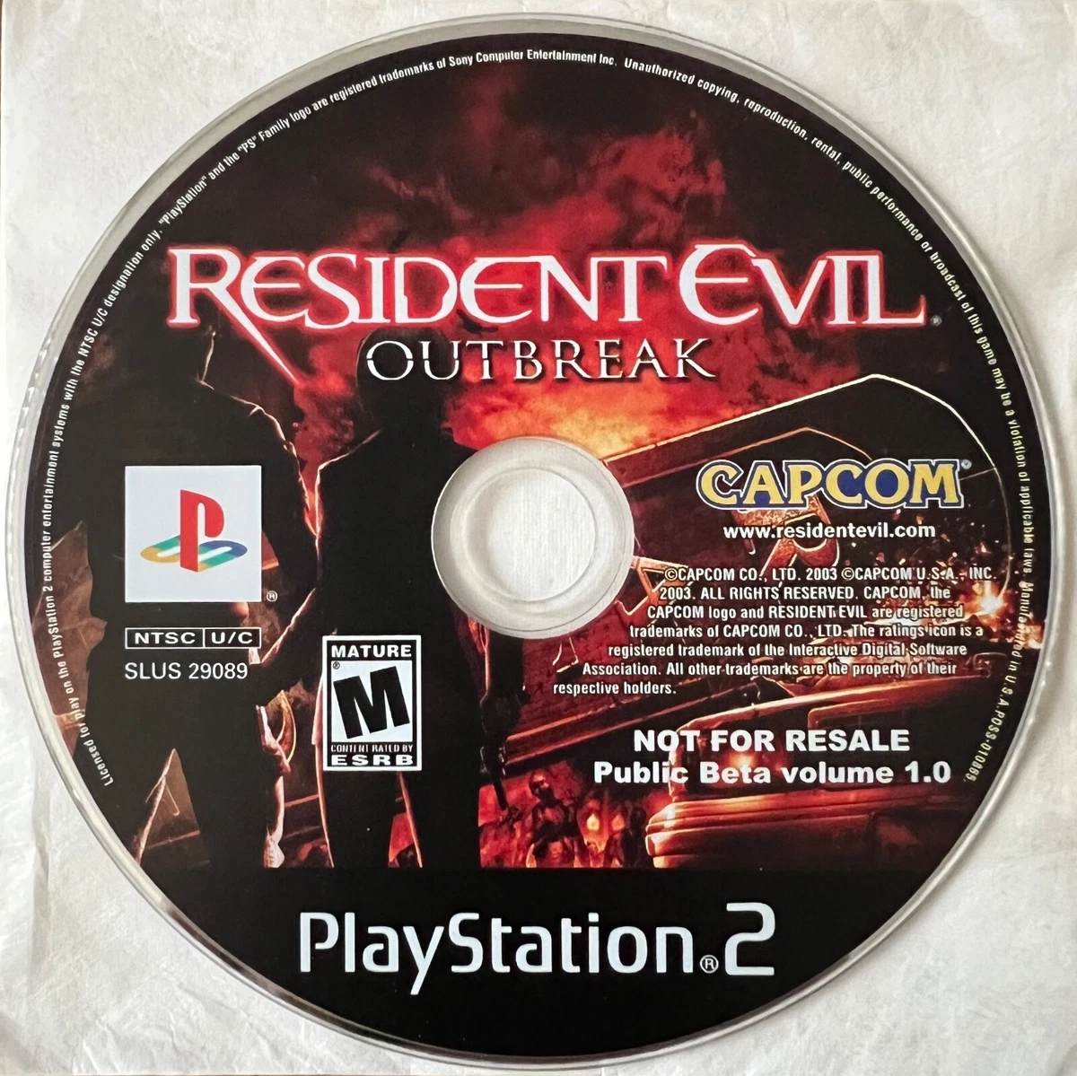 Resident Evil Outbreak Sur PS2 – PAL, Avec Notice, Bon état