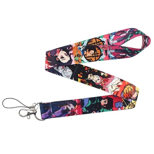 Demon Slayer Kimetsu no Yaiba Anime Serie Thema Ausweis Abzeichen Halter Schlüsselband - Bild 2 von 4