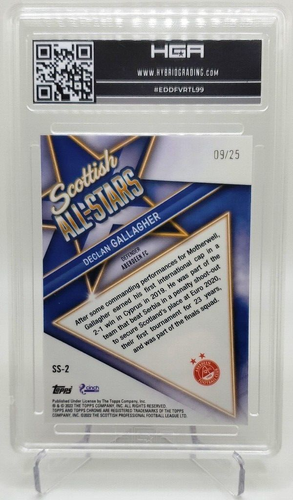 Declan Gallagher - 2021-22 Topps Chrome SPFL Scottish All-Stars Orange Parallel - Imagen 2 de 2