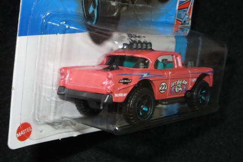 2022 Hot Wheels Pink BIG-AIR BEL-AIR 1956 Card #112 HW52-102122 - Picture 5 of 7
