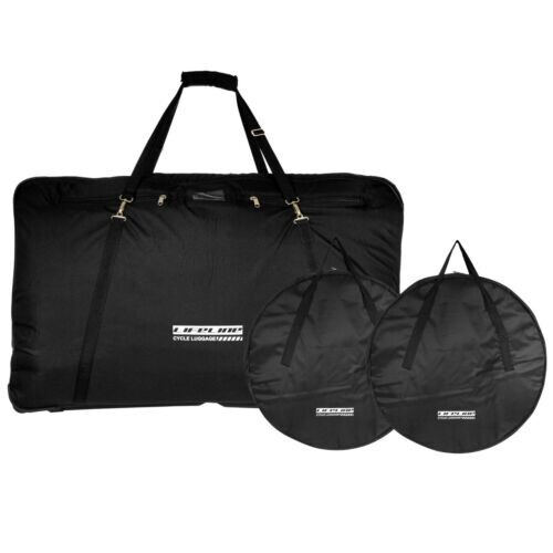 Lifeline Complete Travel Bike Cycle Padded Case With Wheel Bags - Picture 1 of 4