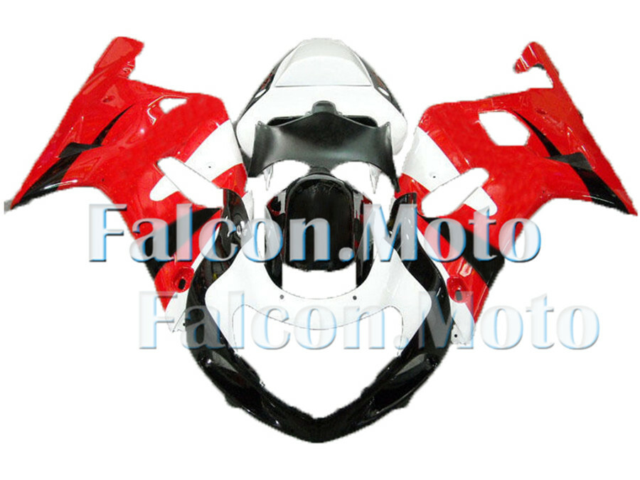White Black Red Injection Bodywork Fairing Fit for 2001-2003 GSXR 600 750 K1 aCI item image