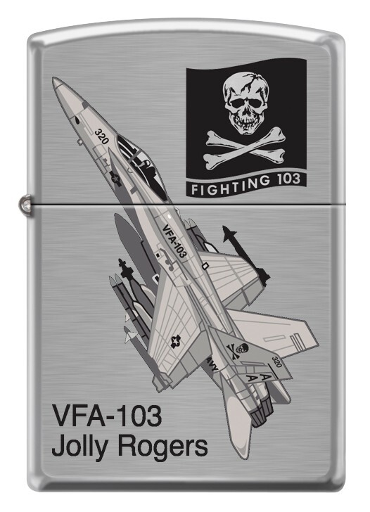 VFA-103 Jolly Rogers F/A-18 Super Hornet Squadron Zippo Brus