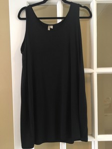 Usa tunic Black Comfy Tank Jurk fdqfP0