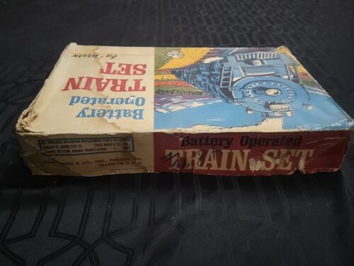*NON TESTATO* Set treno Union Pacific vintage anni 60 a batteria di Marx - Foto 4 di 6