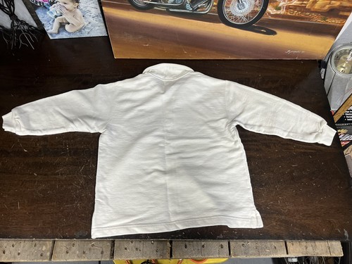 Indian Motorcycles Chief Kids 1/4 Zip Sweatshirt S/P Small White - Picture 4 of 11