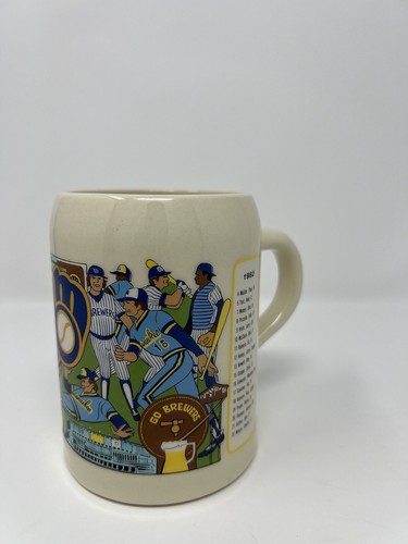 1982 Milwaukee Brewers 1st American League Championship / 1st World Series Mug - Picture 4 of 7