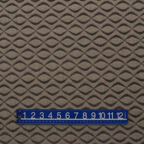 BALLARD DESIGNS INFINITY OYSTER SUNBRELLA GEOMETRIC CHENILLE FABRIC BY YARD 54"W - Picture 4 of 7