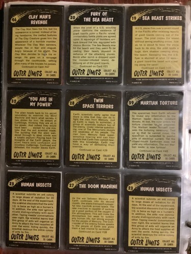 The Outer Limits Master Card set 1997: Binder+Base+Promo+Chromium+Insert+Gold+ - Bild 9 von 9